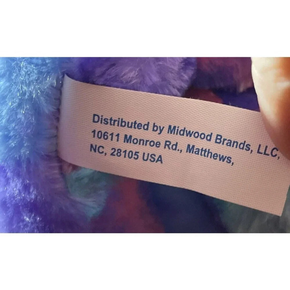 Midwood‎ Brands Unicorn Tie Dye Colorful Plush Stuffed Animal 7” Pink Mane - Picture 7 of 7